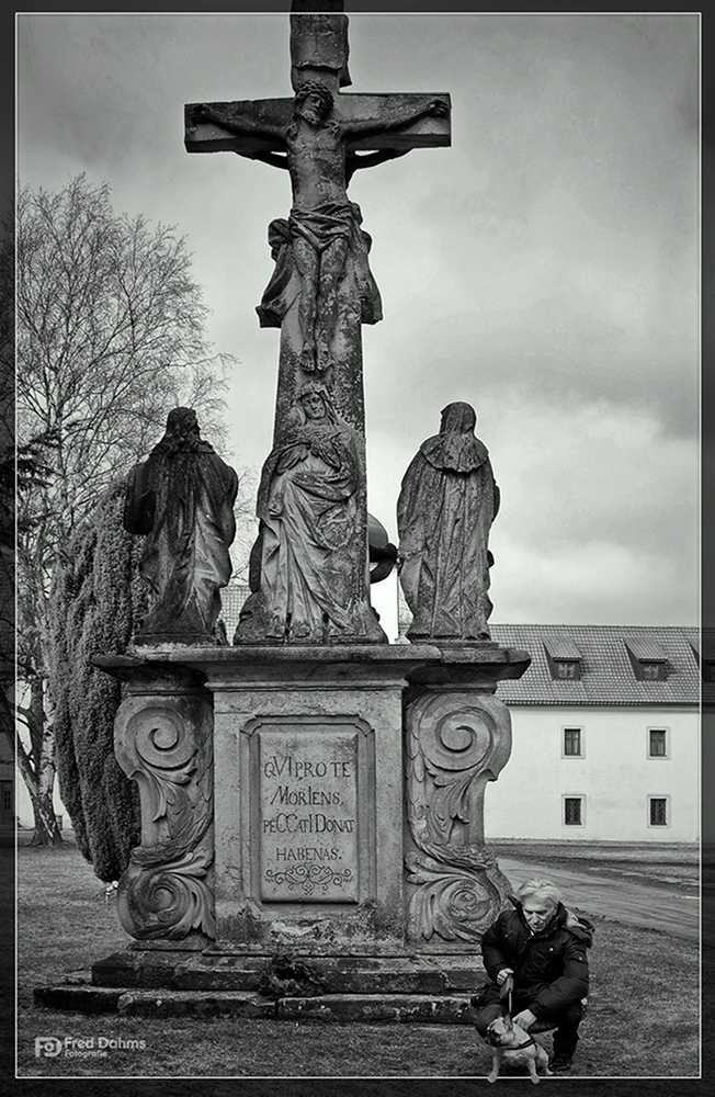 Spaziergang mit Amy, Kloster Tepla (Stift Tepl)