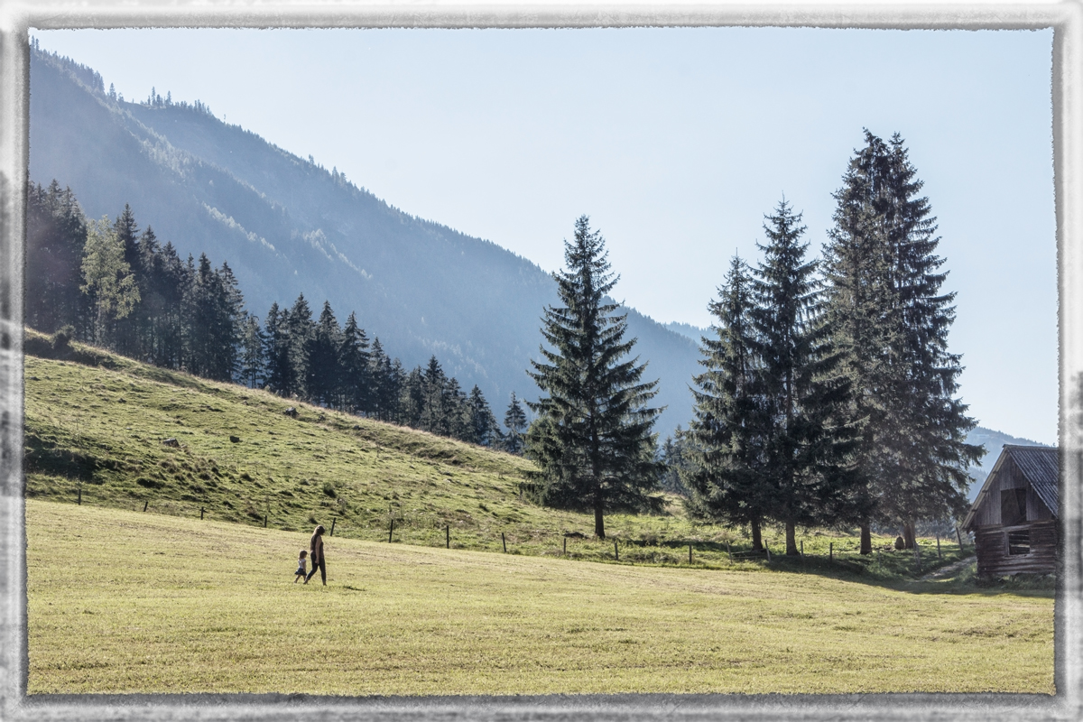 Spaziergang mit Oma