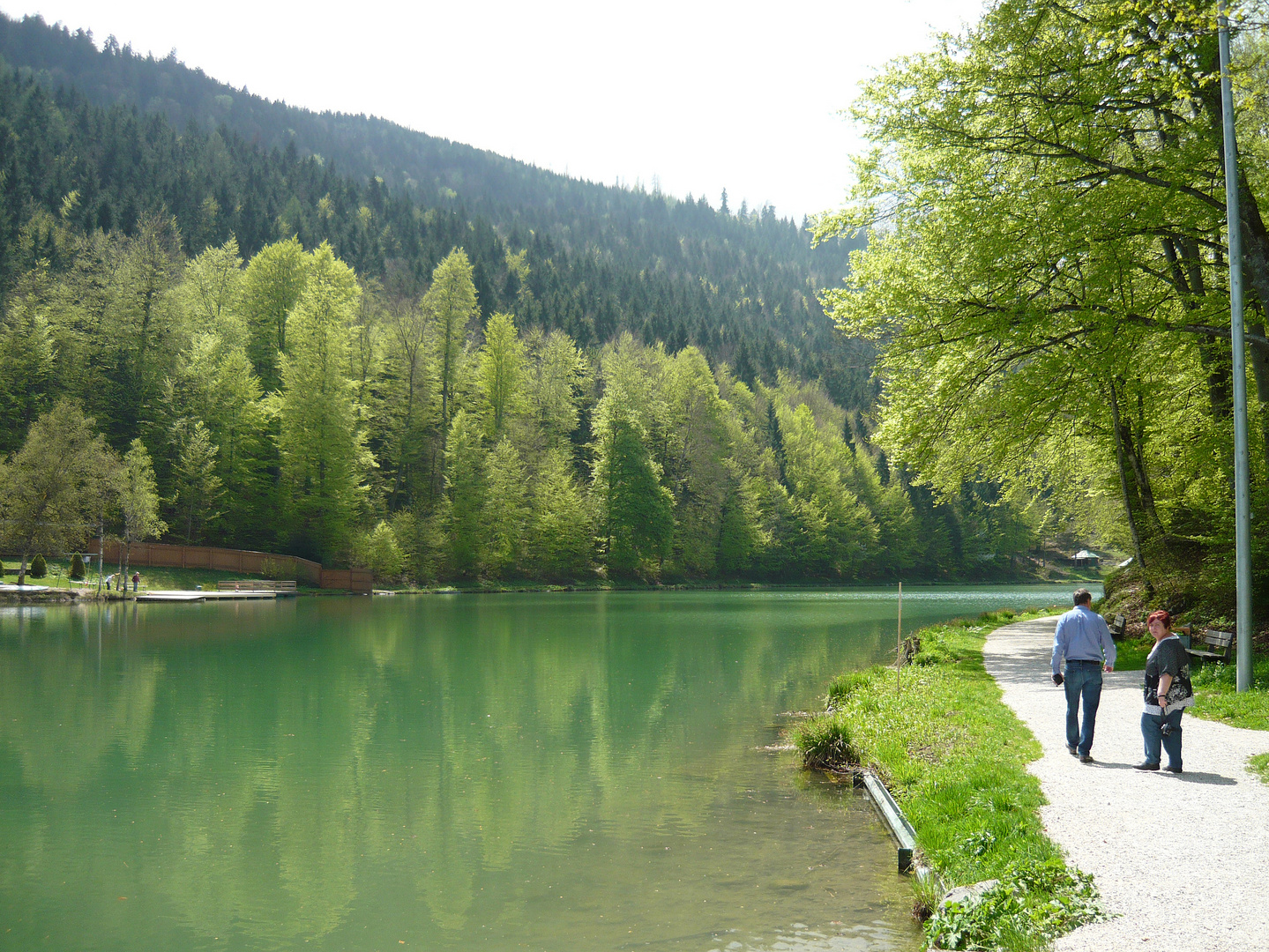 Spaziergang rund um den Riessersee