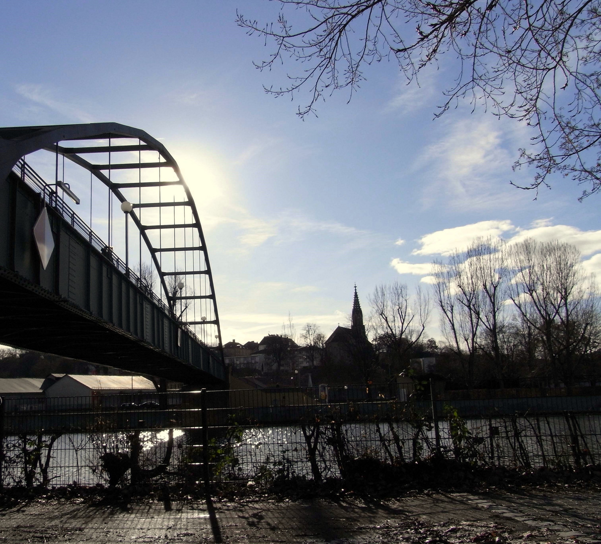 Spaziergang über den Berger Steg