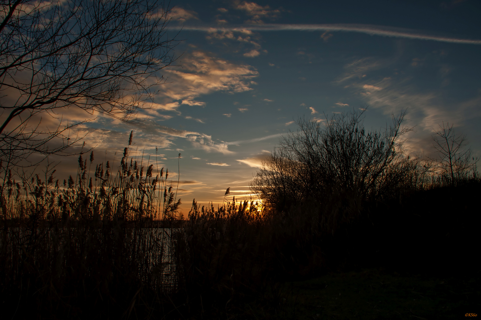 ... Spaziergang um den Erlichsee am 25.12.2015 - the sun goes down 2 ...