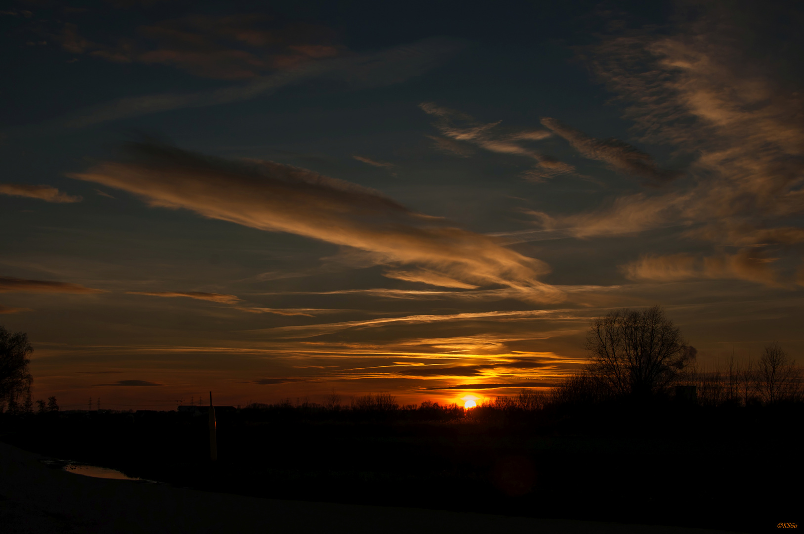 ... Spaziergang um den Erlichsee am 25.12.2015 - the sun goes down 3 ...