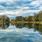 Spaziergang um einen Weiher