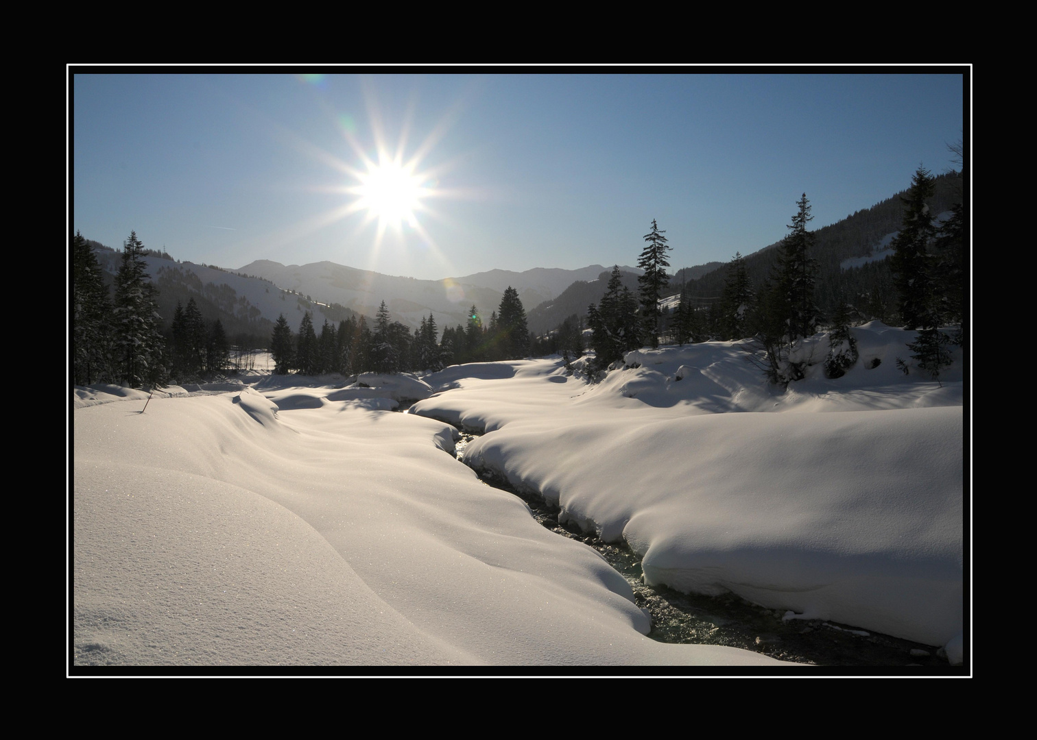 Spaziergang zu den Triefen - Naturdenkmal in Maria Alm - Hintertal