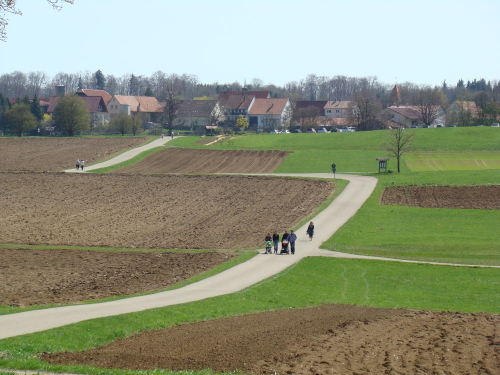 Spaziergang zum Rutschenfelsen bei Bad Urach