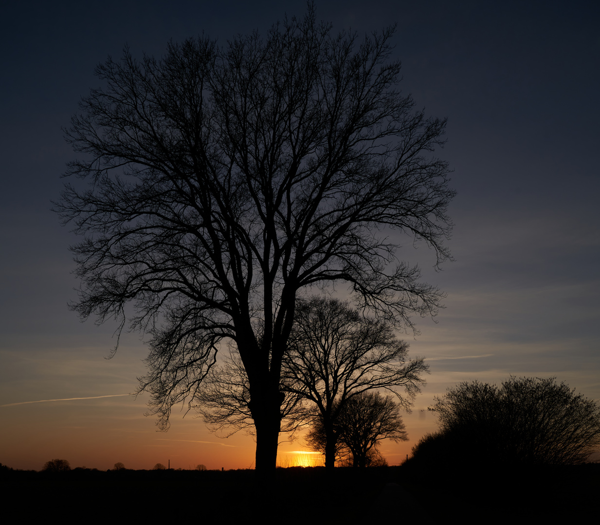 Spaziergang zum Sonnenuntergang