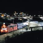 SPD Sonderzug im HBF LUdwigshafen am 30 Nov. 1990