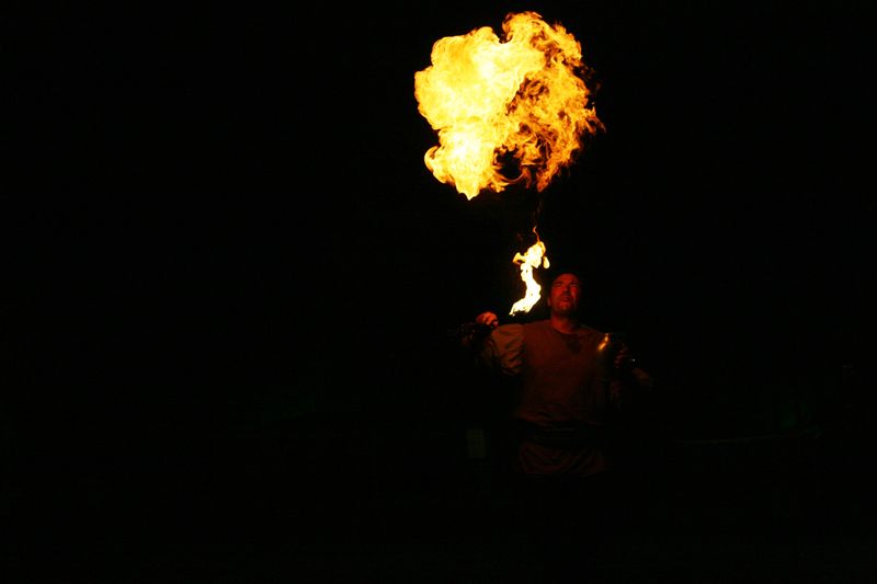 spectacle de feu