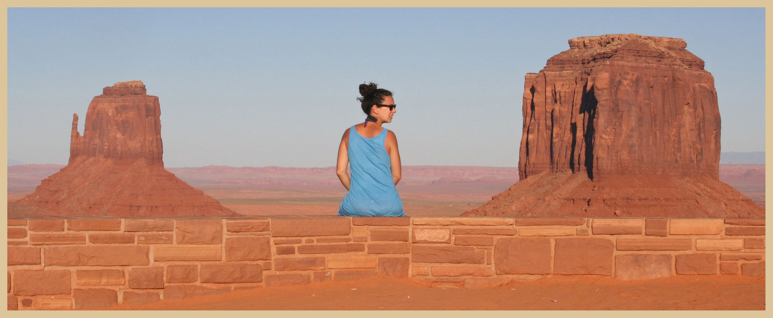 spectator at Monument valley