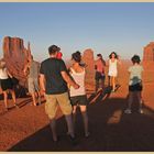 spectators at Monument valley