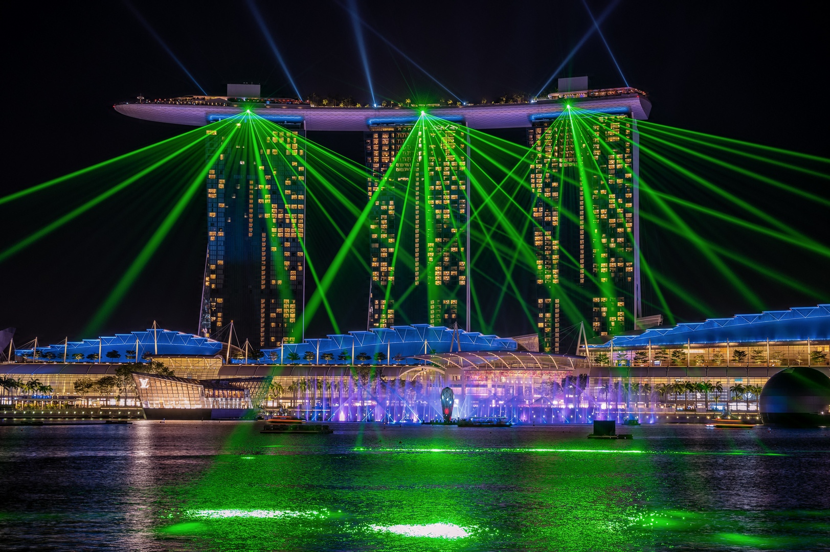 Spectra A Light & Water Show, Marina Bay, Singapur Foto & Bild architektur, asia, singapore