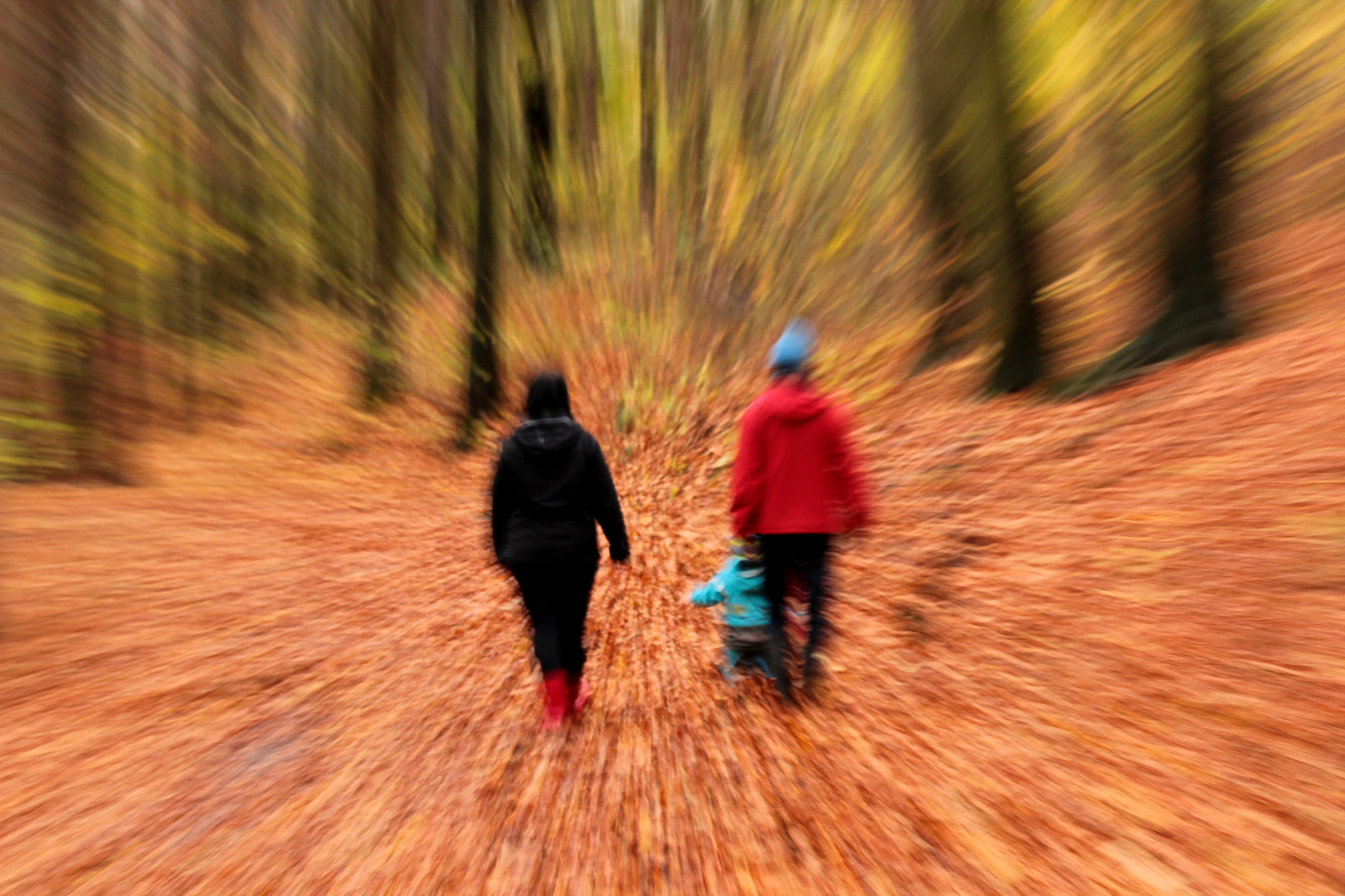 Speed Spaziergang im Herbst