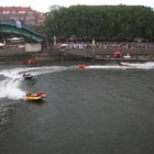 Speedboote auf der Weser in Bremen