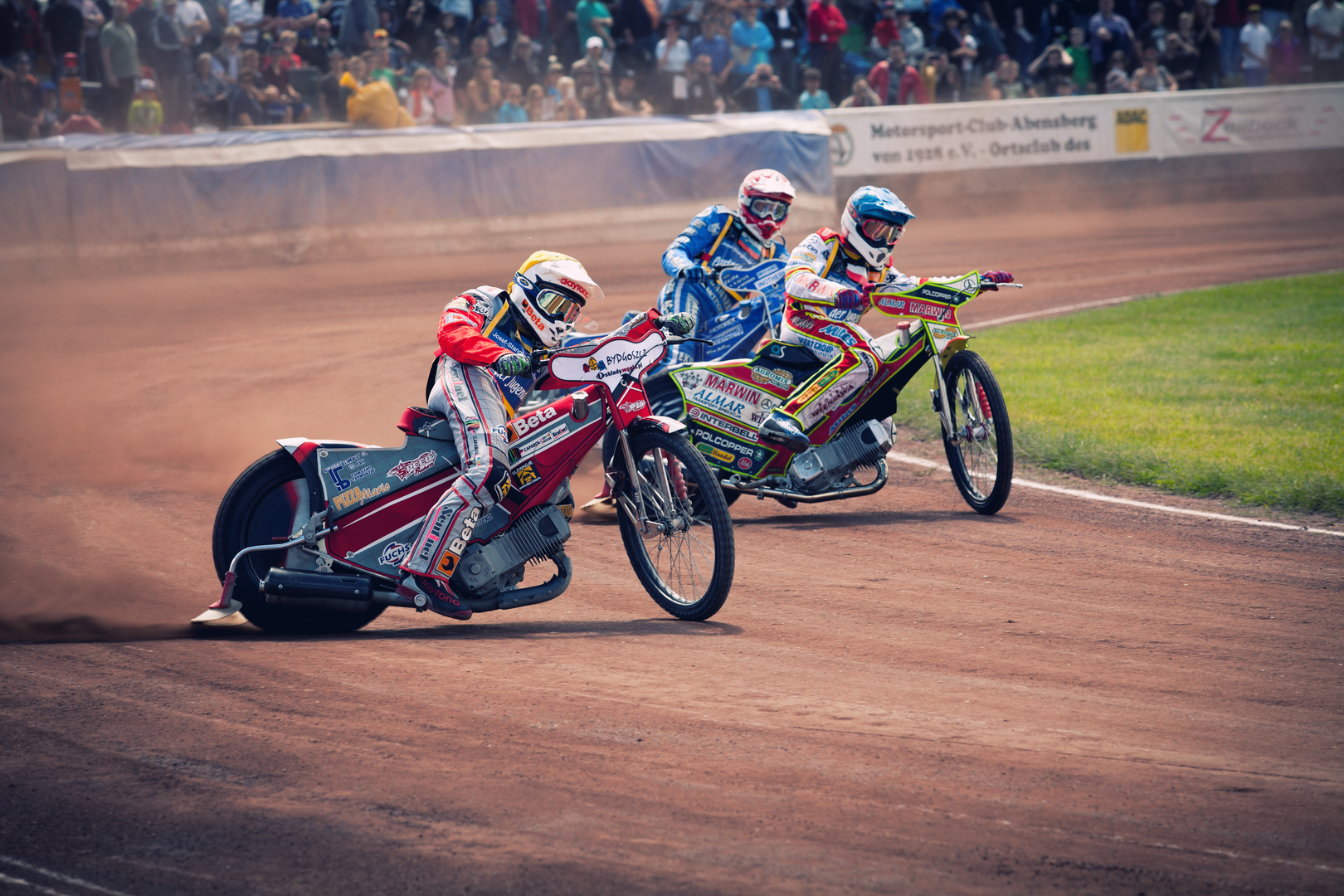 Speedway Abensberg 2013 - harter Kampf