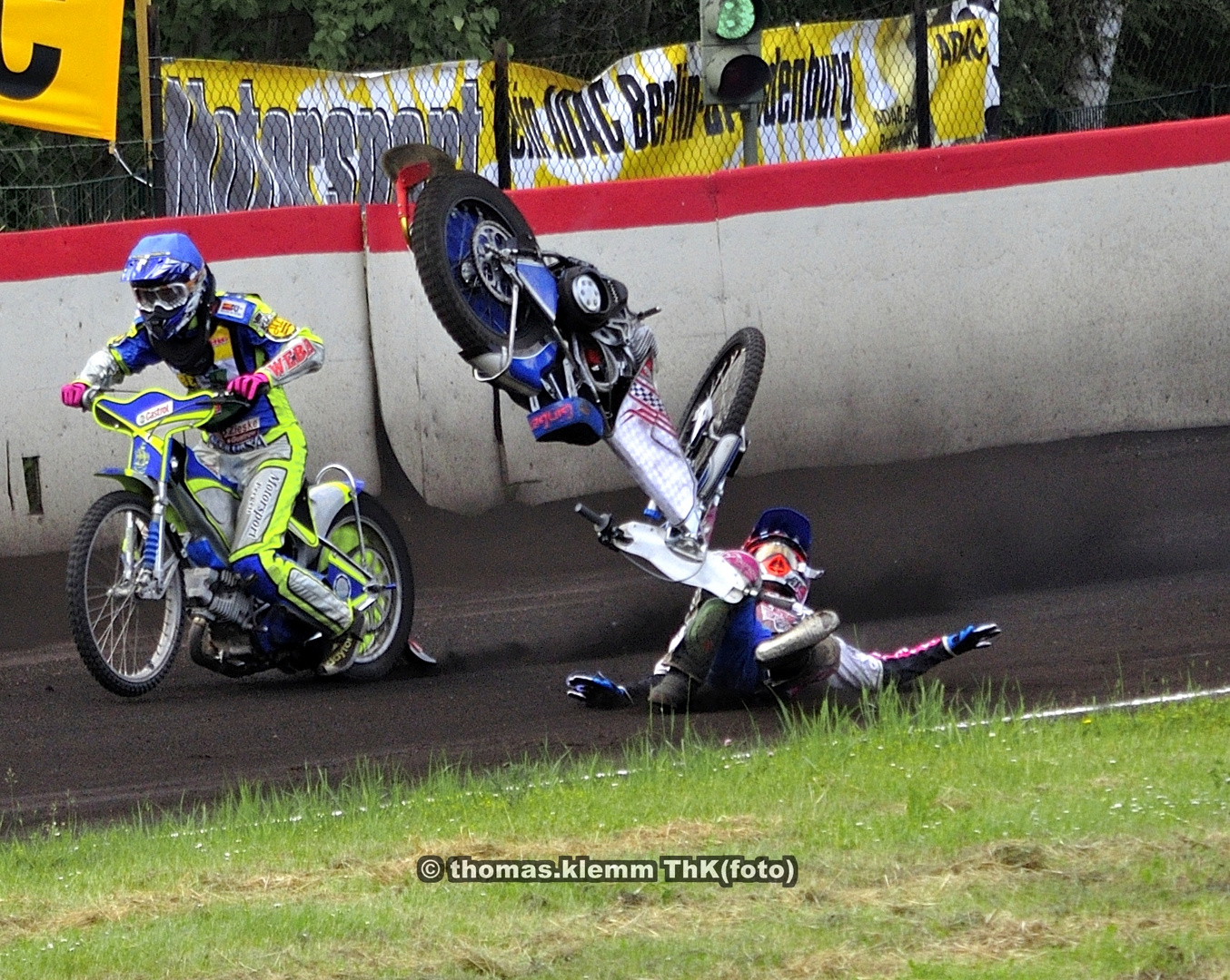 Speedway Start Crash