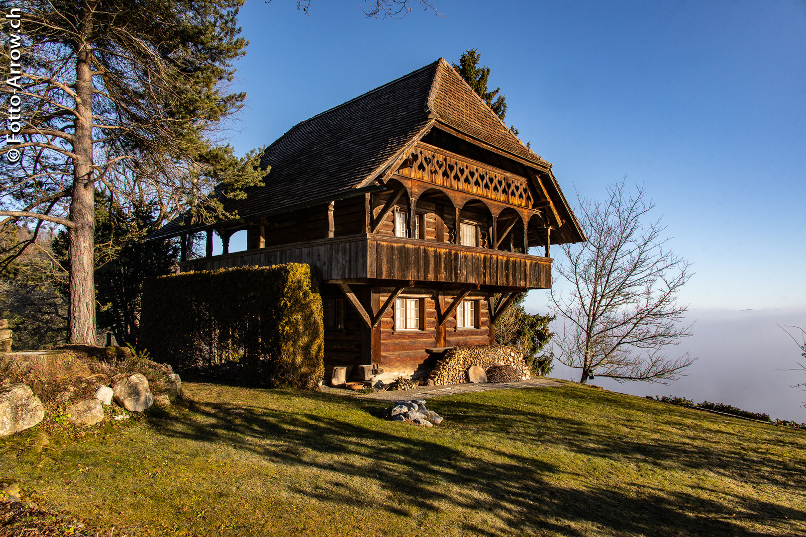 Speicher in der Morgensonne