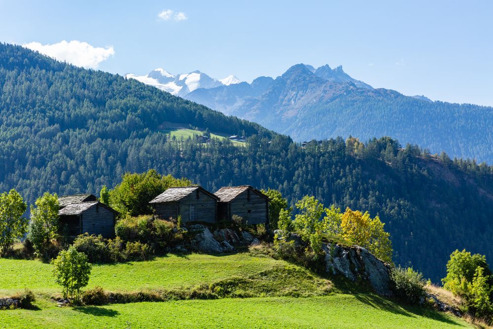 Speicher und Berge