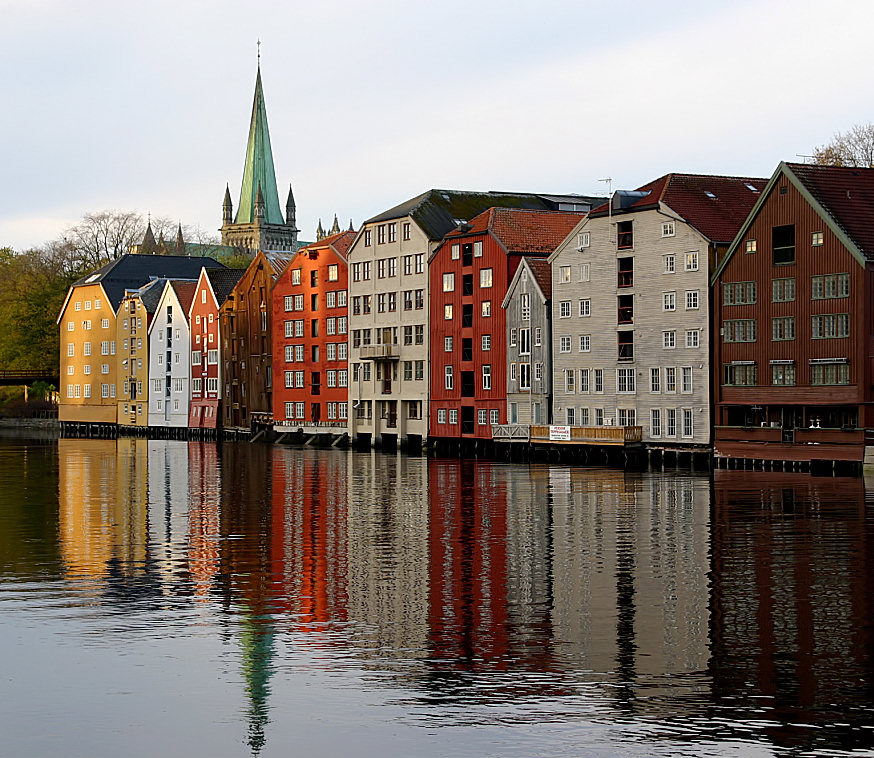 Speicherhäuser in Trondheim (Relaod)