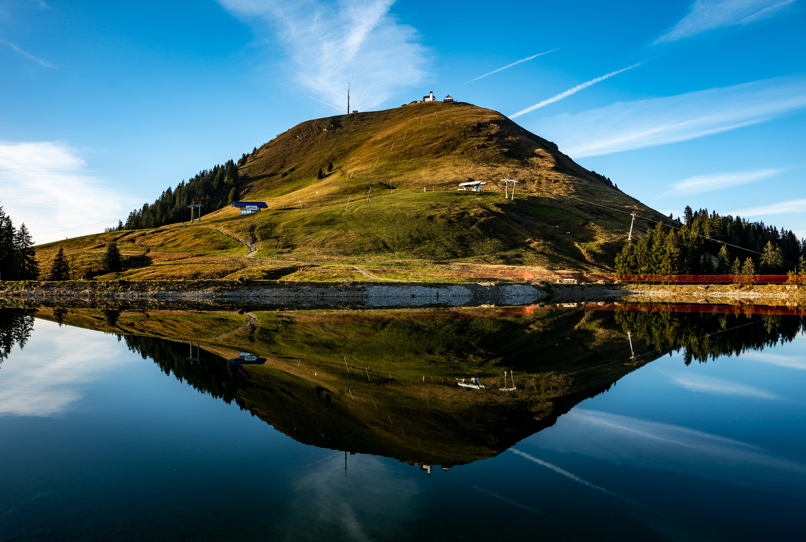 Speichersee 2  Blick Hohe Salve 