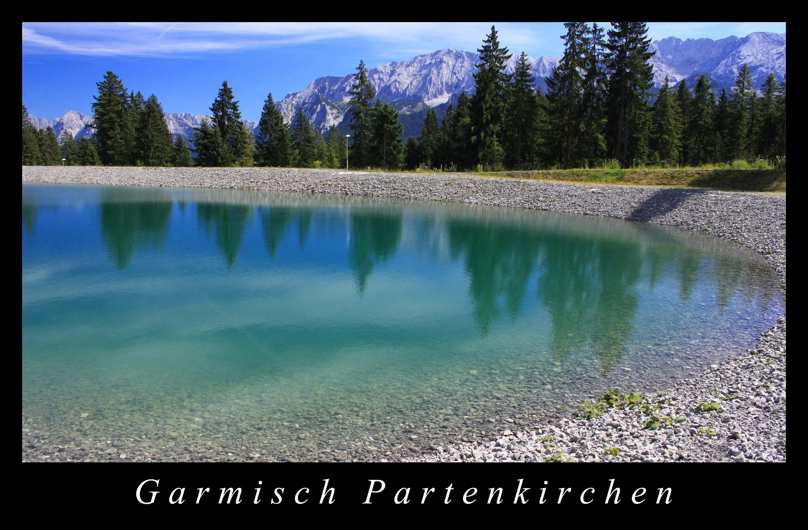 Speichersee in Garmisch-Partenkirchen