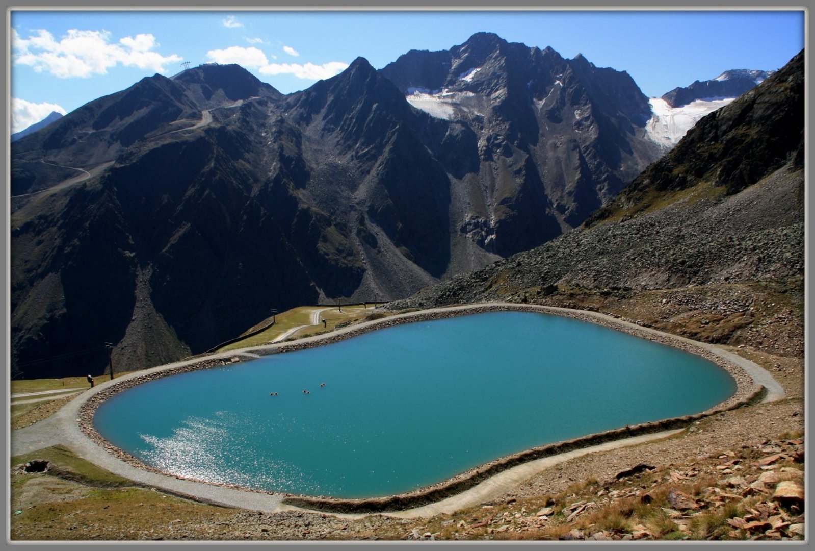 Speichersee unter der Rotkogljochhütte (Ötztal)