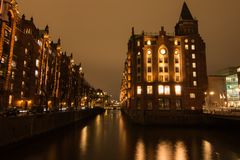 Speicherstadt am Abend