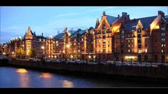 Speicherstadt am Abend