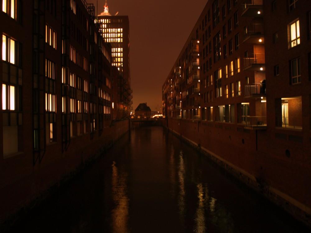 Speicherstadt am späten Nachmittag