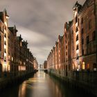 Speicherstadt bei Nacht