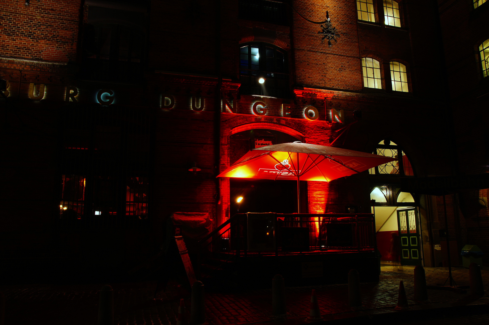 Speicherstadt bei Nacht 1