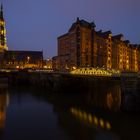 Speicherstadt bei Nacht 1