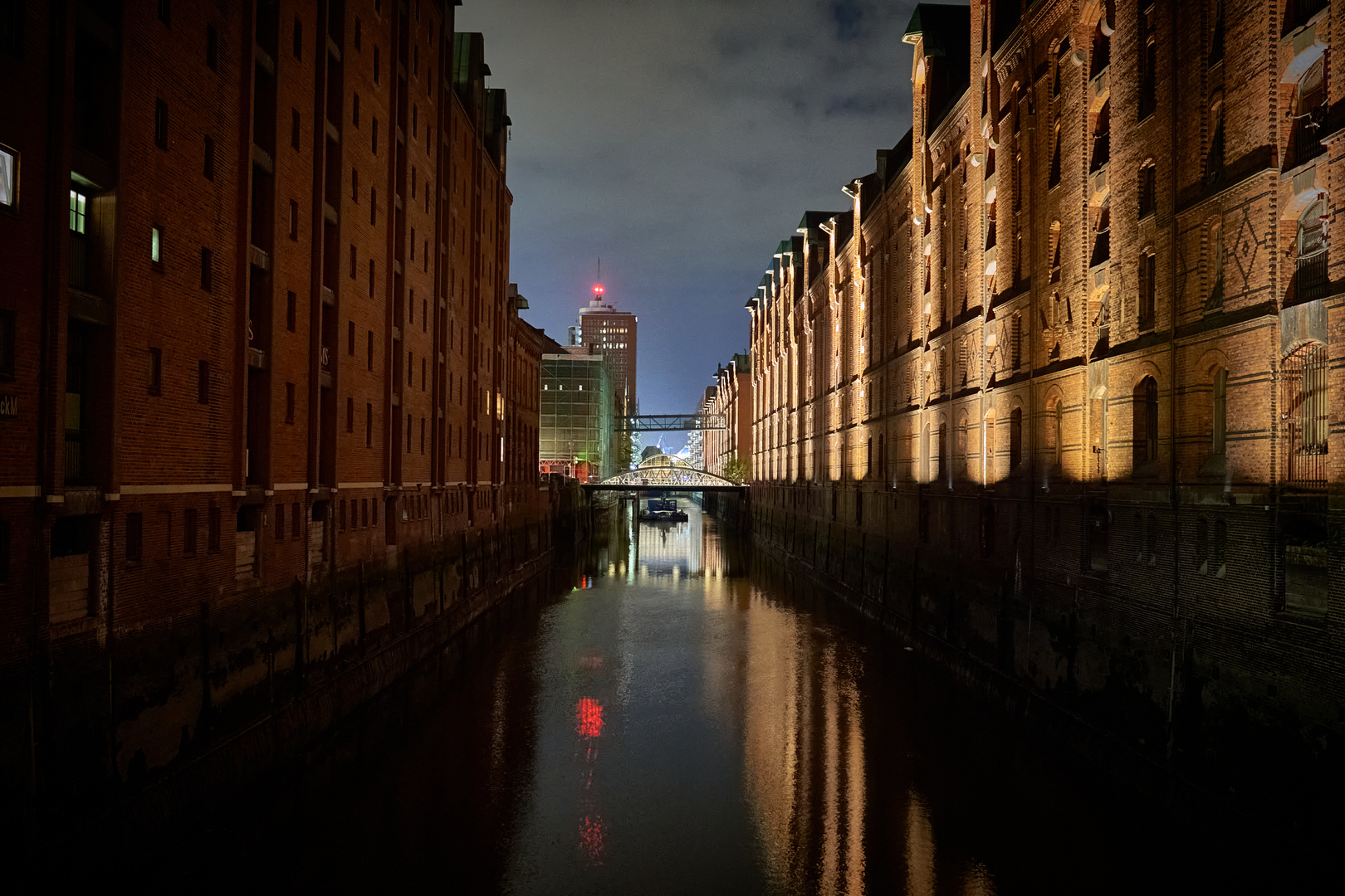 Speicherstadt bei Nacht 2