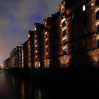 Speicherstadt bei Nacht