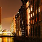 Speicherstadt bei Nacht