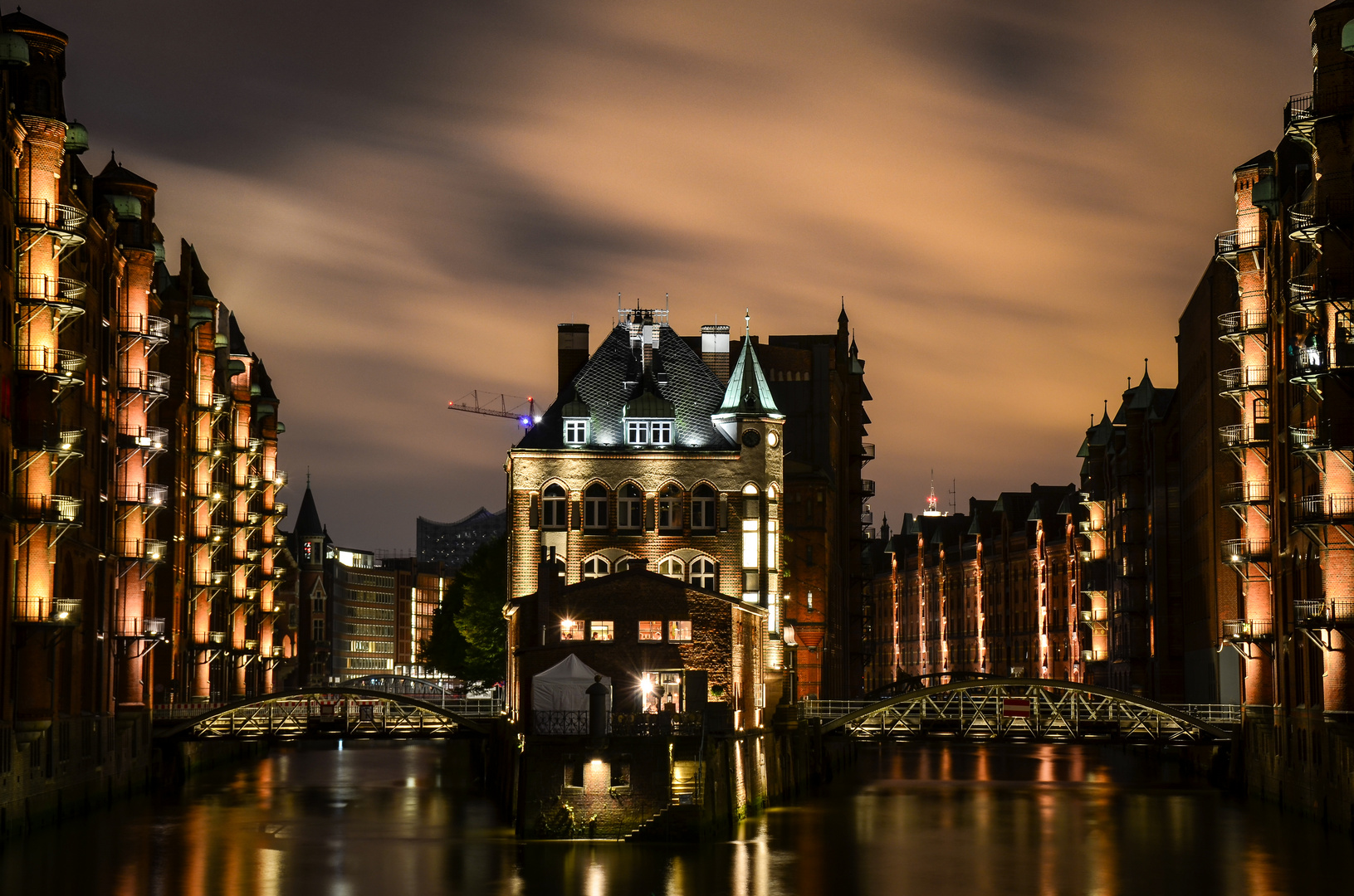 Speicherstadt bei Nacht 3