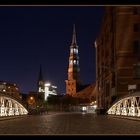 Speicherstadt bei Nacht