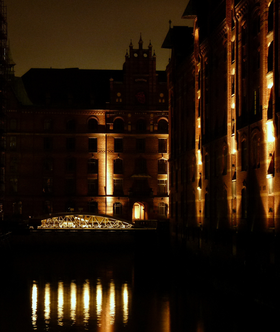 Speicherstadt bei Nacht 4