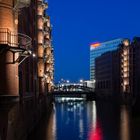 Speicherstadt bei Nacht