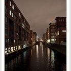 Speicherstadt bei Nacht