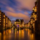 Speicherstadt bei Nacht