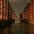 Speicherstadt bei Nacht