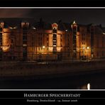 Speicherstadt bei Nacht