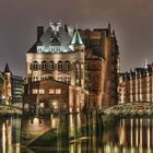 Speicherstadt bei Nacht