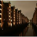 Speicherstadt bei Nacht....