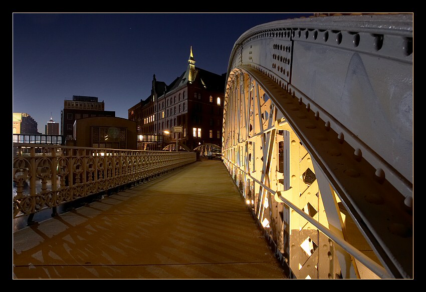 Speicherstadt bei Nacht