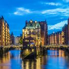 Speicherstadt bei Nacht