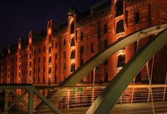 Speicherstadt bei Nacht