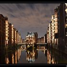 Speicherstadt bei Nacht