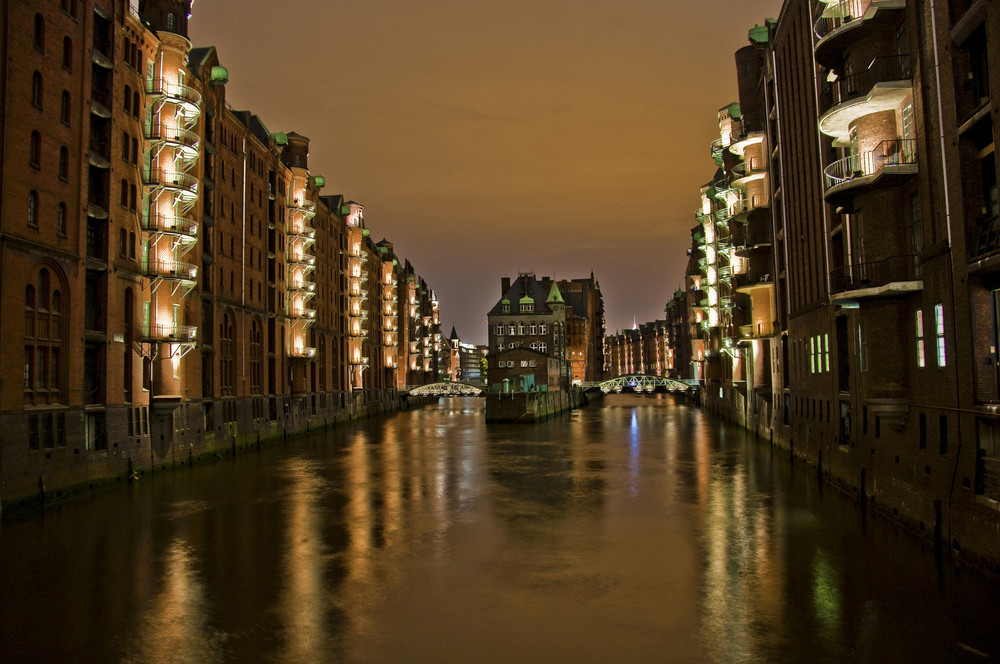 Speicherstadt bei Nacht Nr.2