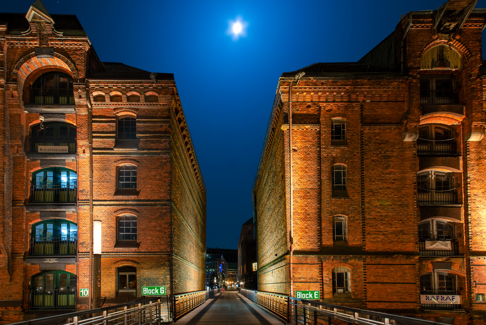 Speicherstadt block e d brücke 